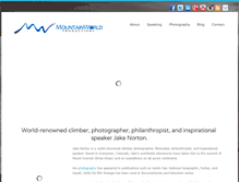 Tablet Screenshot of mountainworldproductions.com